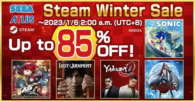 A Merry SEGA Christmas! STEAM WINTER SALES 2022