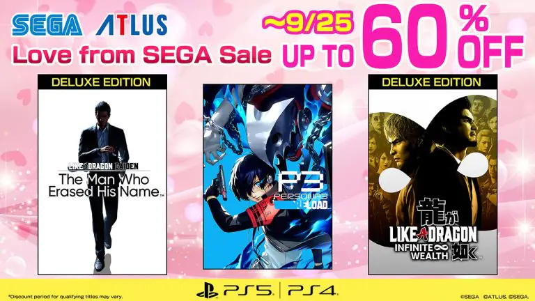 Love from SEGA Sale is currently Underway on the PlayStation Store!