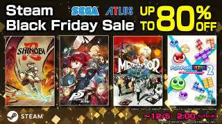 Ultimate Sale! SEGA & ATLUS Hit Steam With 80% Off!