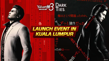 Yakuza Kiwami 3 & Dark Ties coming to Kuala Lumpur!