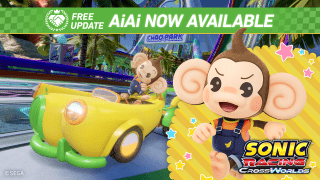 AiAi is monkeying around the tracks as he joins Sonic Racing: CrossWorlds roster!