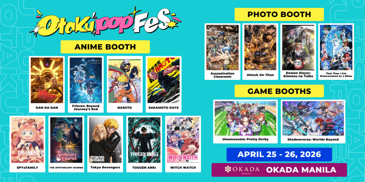 Otaku Pop Fes 2026 Showcases Popular IP Booths and Themed Photo Walls at Okada Manila