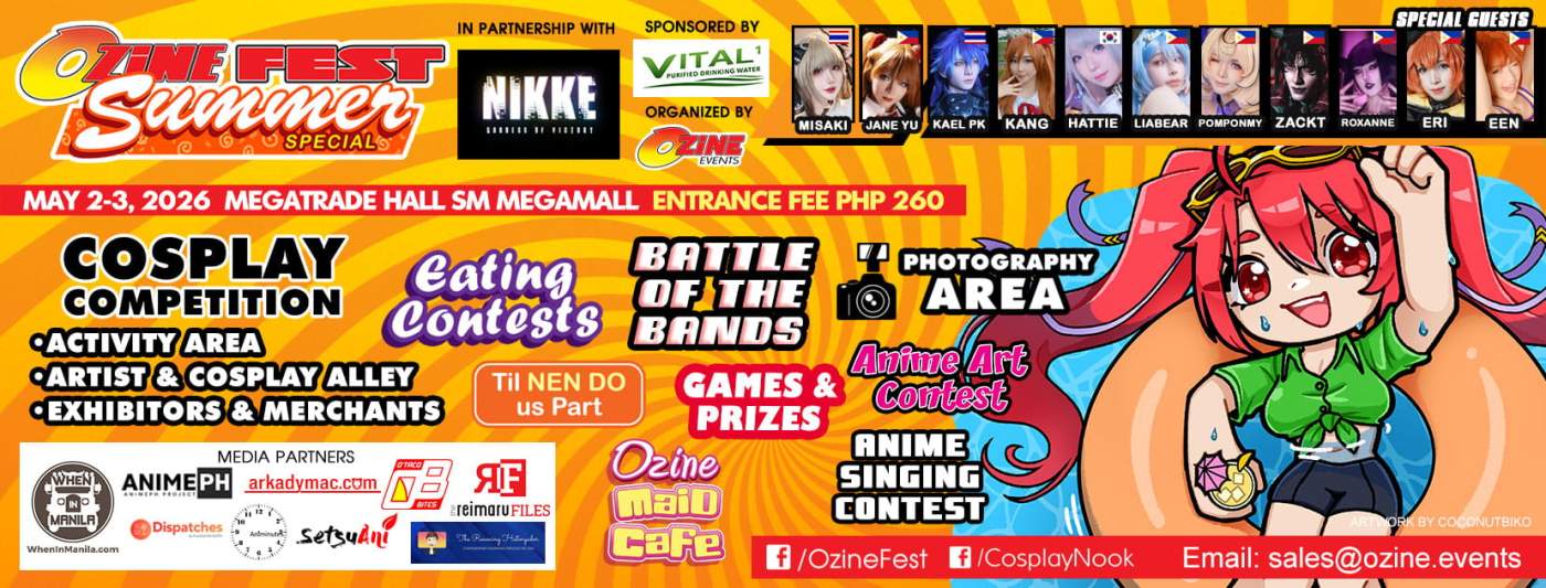 Your cosplay outing in the nook of summer with Ozine Fest!