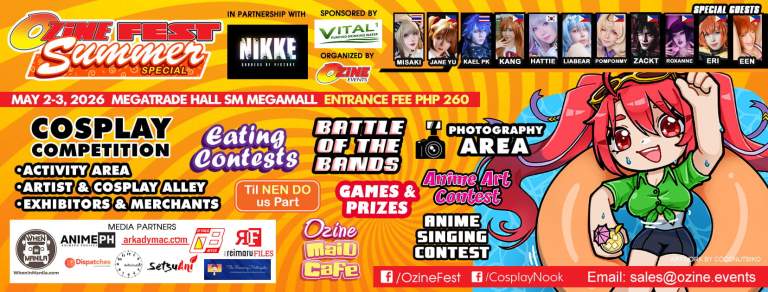 Your cosplay outing in the nook of summer with Ozine Fest!