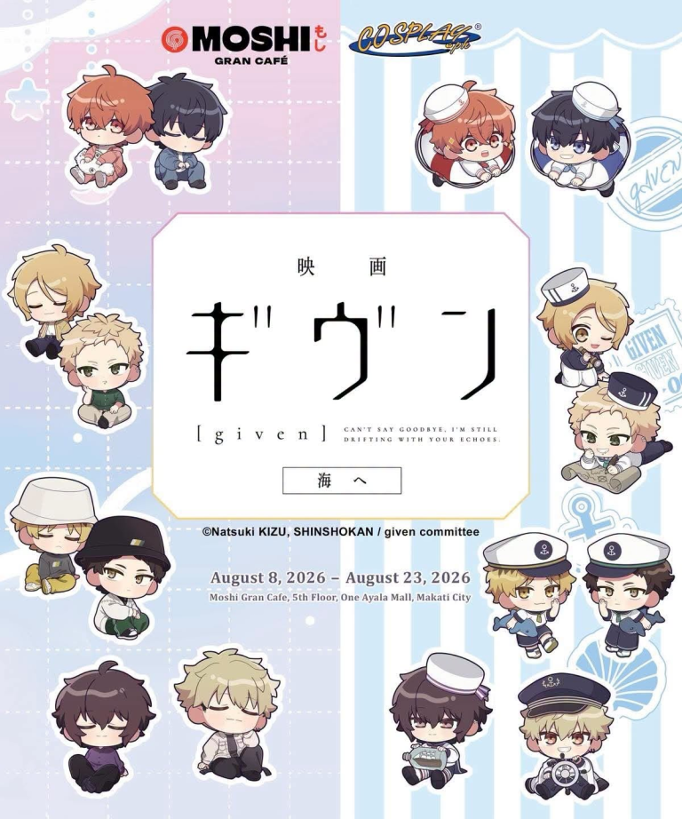 “GIVEN-ギヴン”—Pop-up Cafe Collaboration Announced; More Information and Surprises Revealed!