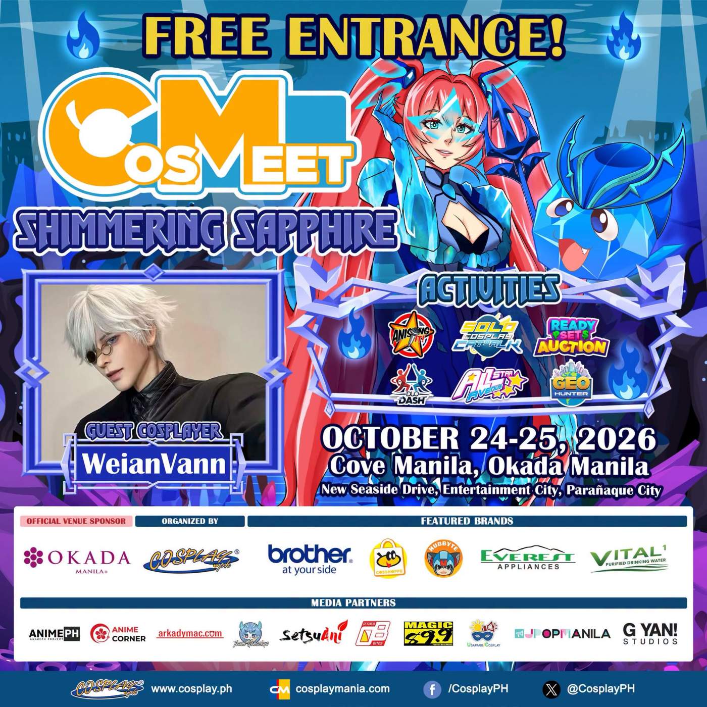 CosMeet 2026: Bask In The Shimmering Splendor of Sapphire at Okada Manila