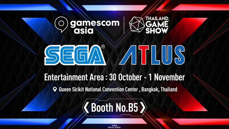 gamescom asia x Thailand Game Show 2026 SEGA Booth Information Revealed